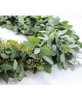 Magnolia Supply Co Fresh Seeded Eucalyptus Garland, 6'