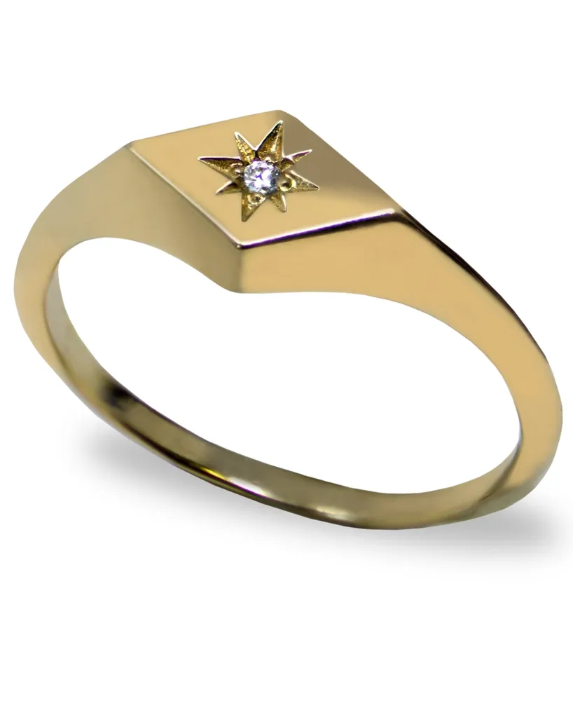 Jac+Jo by Anzie Icon Vintage Star Signet Ring