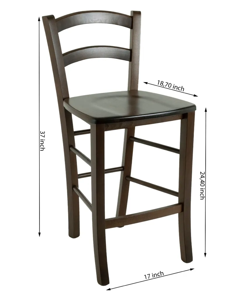 Linon Home Decor Mara Counter Stool, Set of 2