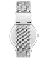 Women's Silver-Tone Mesh Bracelet Watch 38mm