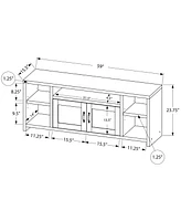 Modern Farmhouse Tv Stand with 2 Doors