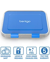 Bentgo Kids Stainless Steel Leak-Resistant Lunch Box (Blue)