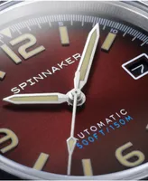 Spinnaker Men's Fleuss Automatic Genuine Leather Strap Watch