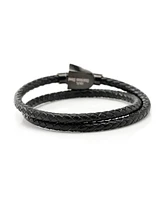 Star Wars Men's Darth Vader Helmet Double-Wrap Stainless Steel Bracelet