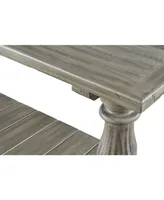 Picket House Furnishings Baxter Four PEdestal End Table