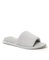 Dearfoams Women's Beatrice Microfiber Velour Side Gore Slide, Online Only