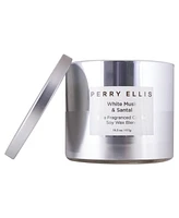 Perry Ellis White Musk and Santal Candle, 14.5 oz