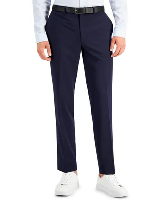 I.n.c. International Concepts Men's Slim-Fit Navy Solid Suit Pants, Created for Macy's