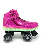 Chicago Pulse Led Light Up Quad Roller Skates, Pink