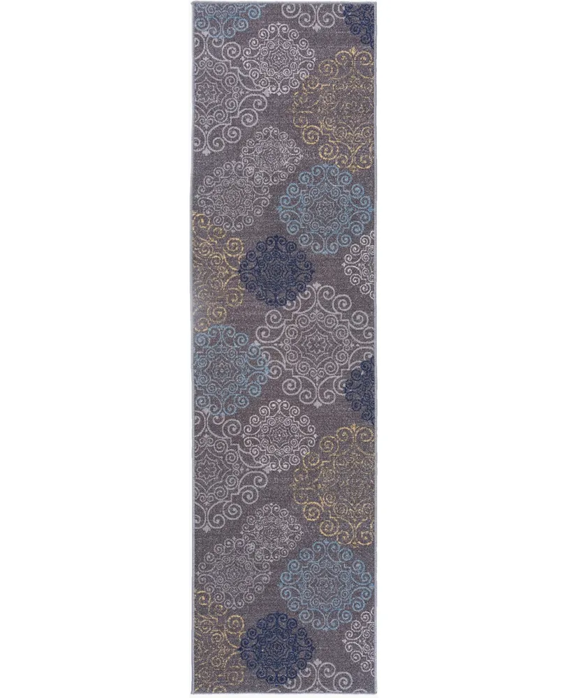 Main Street Rugs Laicos LAI508 2' x 10' Runner Area Rug