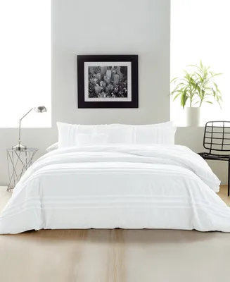 Chenille Stripe King Comforter Set