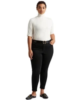 Lauren Ralph Plus Lightweight Turtleneck Sweater