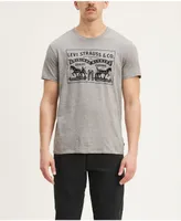 Levi's Men's 2-Horse Graphic Regular Fit Crewneck T-shirt