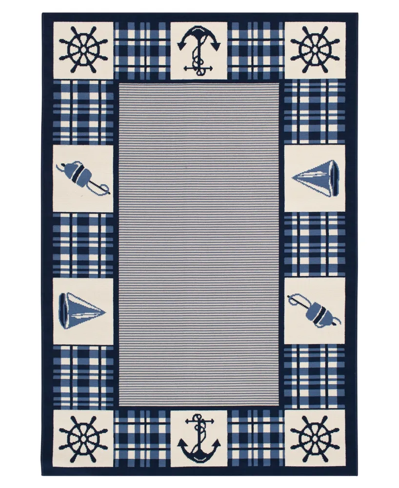 Northern Weavers Vera Ver-01 5' x 7'3" Outdoor Area Rug