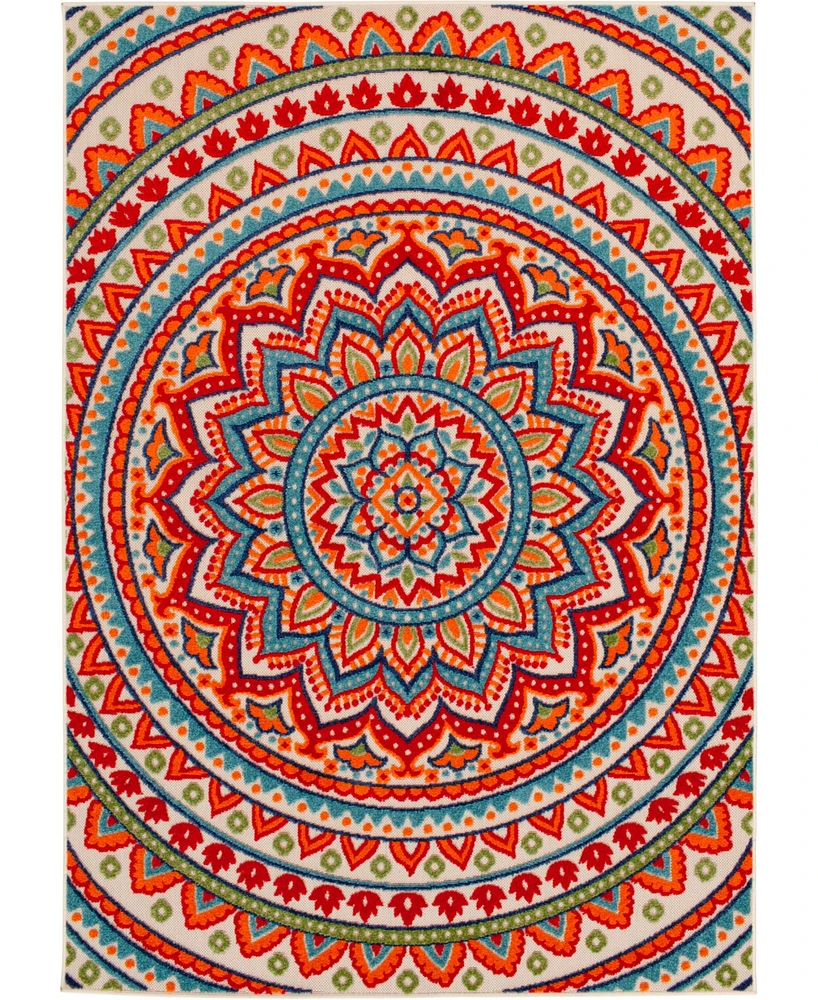Northern Weavers Britta Bri-07 5'3" x 7' Outdoor Area Rug