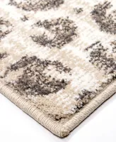 Orian Skins Snow Leopard 5'3" x 7'6" Area Rug