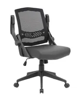 Boss Office Products Mesh Flip Arm Task Chair