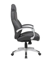 Boss Office Products Executive Hinged Arm Chair