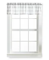 Curtainworks Check Valance and Tiers, Set of 3