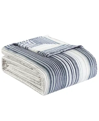 Closeout! Tommy Bahama Sandy Shores Ultra Soft Plush Twin Blanket