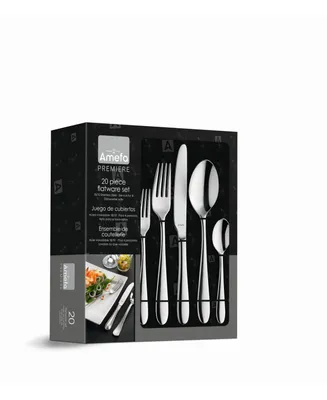 Amefa Newton 20 Pieces Flatware Set - Silver