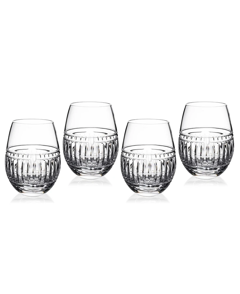 Marquis Addison Stemless Wine Glasses, Set of 4