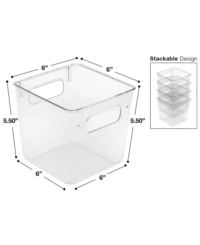 Home Expressions Narrow 2-pc. Stackable Storage Bin, Color: Clear - JCPenney