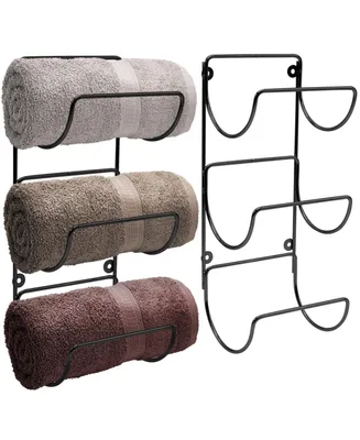 Sorbus 3-Level Towel Racks, Set of 2