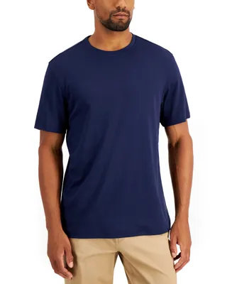 Alfani Men's Solid Supima Blend Crewneck T-Shirt, Created for Macy's