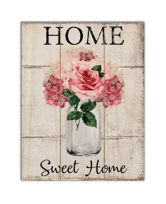 Courtside Market Home Bloom 10.5x14 Board Art