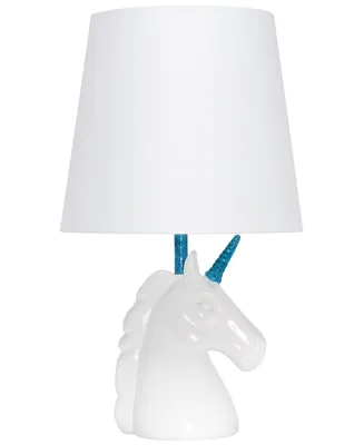 Simple Designs Sparkling Unicorn Table Lamp