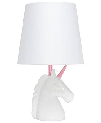 Simple Designs Sparkling Unicorn Table Lamp