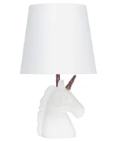 Simple Designs Sparkling Unicorn Table Lamp