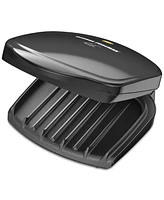 George Foreman 2-Serving Classic Plate Electric Indoor Grill & Panini Press