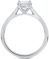 Portfolio by De Beers Forevermark Diamond Round-Cut Cathedral Solitaire Engagement Ring (1/2 ct. t.w.)