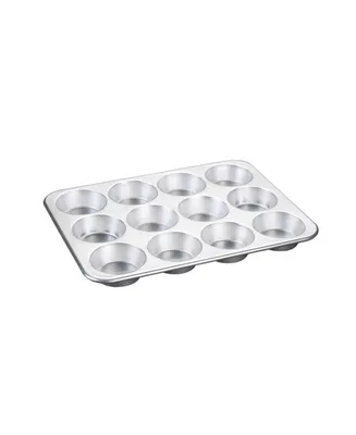 Nordic Ware Naturals 12 Cup Muffin Pan - Silver