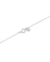 Giani Bernini Cubic Zirconia Turtle Pendant Necklace in Sterling Silver, 16" + 2" extender, Created for Macy's