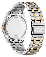 Citizen Eco-Drive Men's Corso Two-Tone Stainless Steel Bracelet Watch 41mm