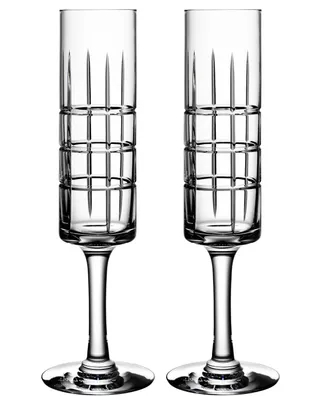 Jeanne Fitz Slant Champagne Glasses, Set of 2