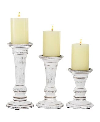 Country Cottage Candle Holder, Set of 3