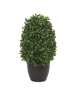 13" Boxwood Topiary Artificial Plant