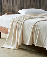 Eddie Bauer Ultra Soft Plush Solid Blanket, Full/Queen