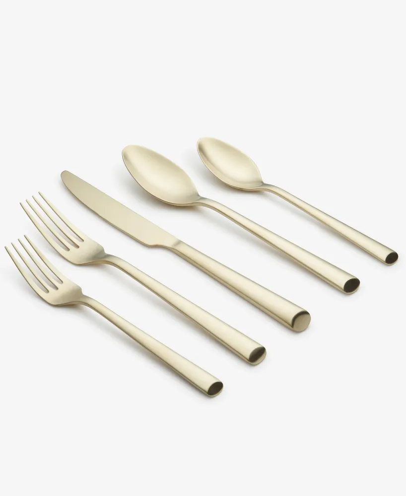 Cambridge Silversmiths Gilda Satin 20-Piece Flatware Set, Service for 4