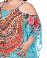 Plus Sheer Maxi Caftan