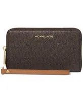 Michael Kors Logo Jet Set Flat Multifunction Phone Case