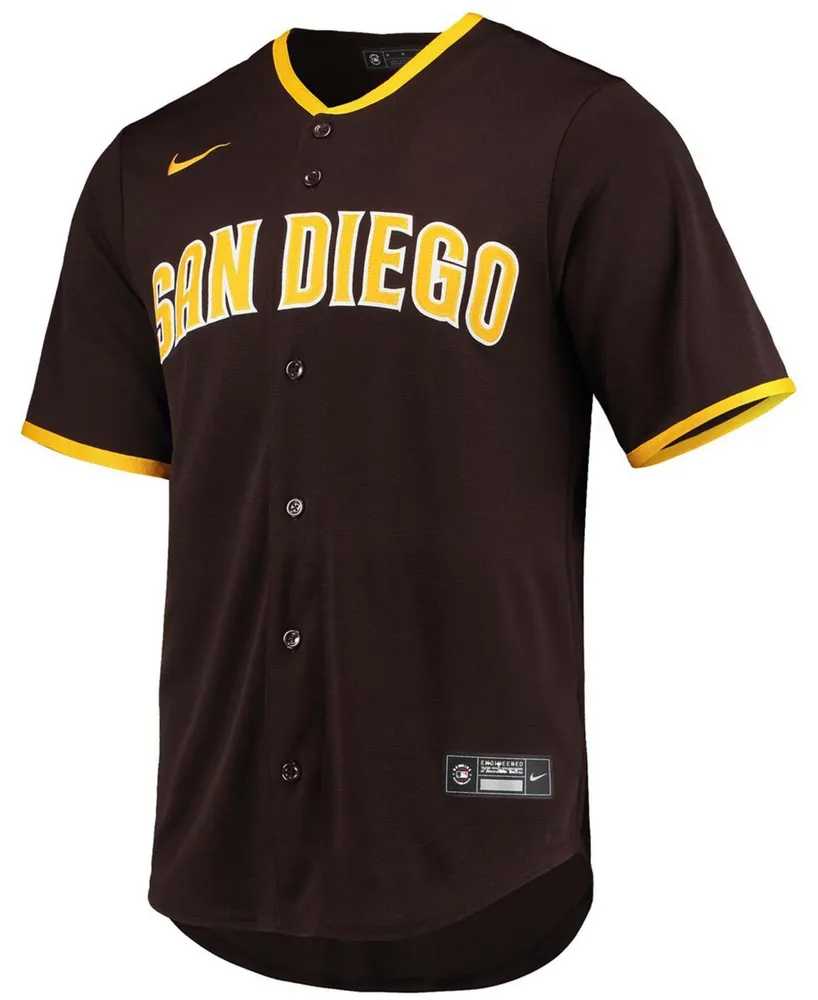 Men's Yu Darvish Brown San Diego Padres Alternate Replica Player Jersey