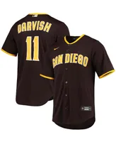 Men's Yu Darvish Brown San Diego Padres Alternate Replica Player Jersey
