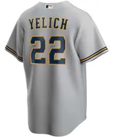 Men's Christian Yelich Milwaukee Brewers Alternate Replica Player Jersey