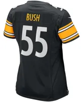 Women's Devin Bush Black Pittsburgh Steelers Game Player Jersey