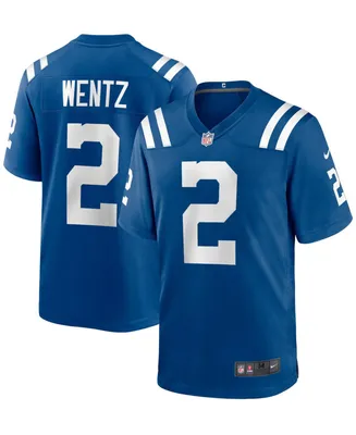 Big Boys and Girls Carson Wentz Royal Indianapolis Colts Game Jersey